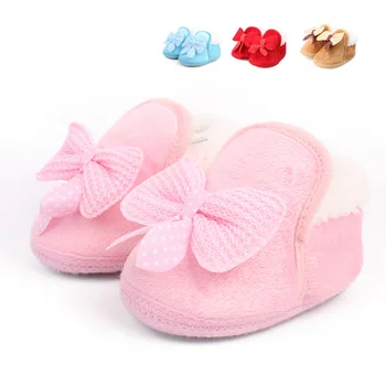 

2016 Spring Fleece Baby Shoes, Flock Baby Girl Shoes, First Walker Shoes,Home Shoes