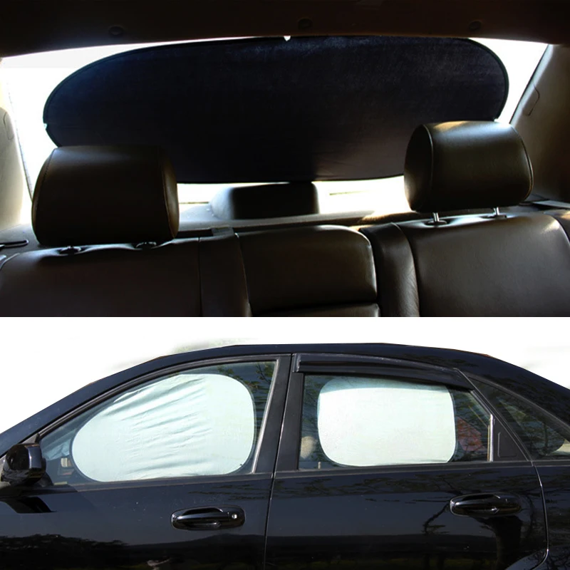 car Side Window Sunshades Front Rear Side Auto Windshield Visor Cover