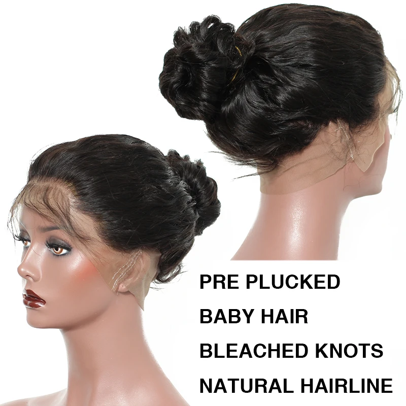 Pre Plucked Full Lace Human Hair Wigs With Baby Hair 150% Glueless Brazilian Curly Full Lace Wig For Women You May Remy Hair
