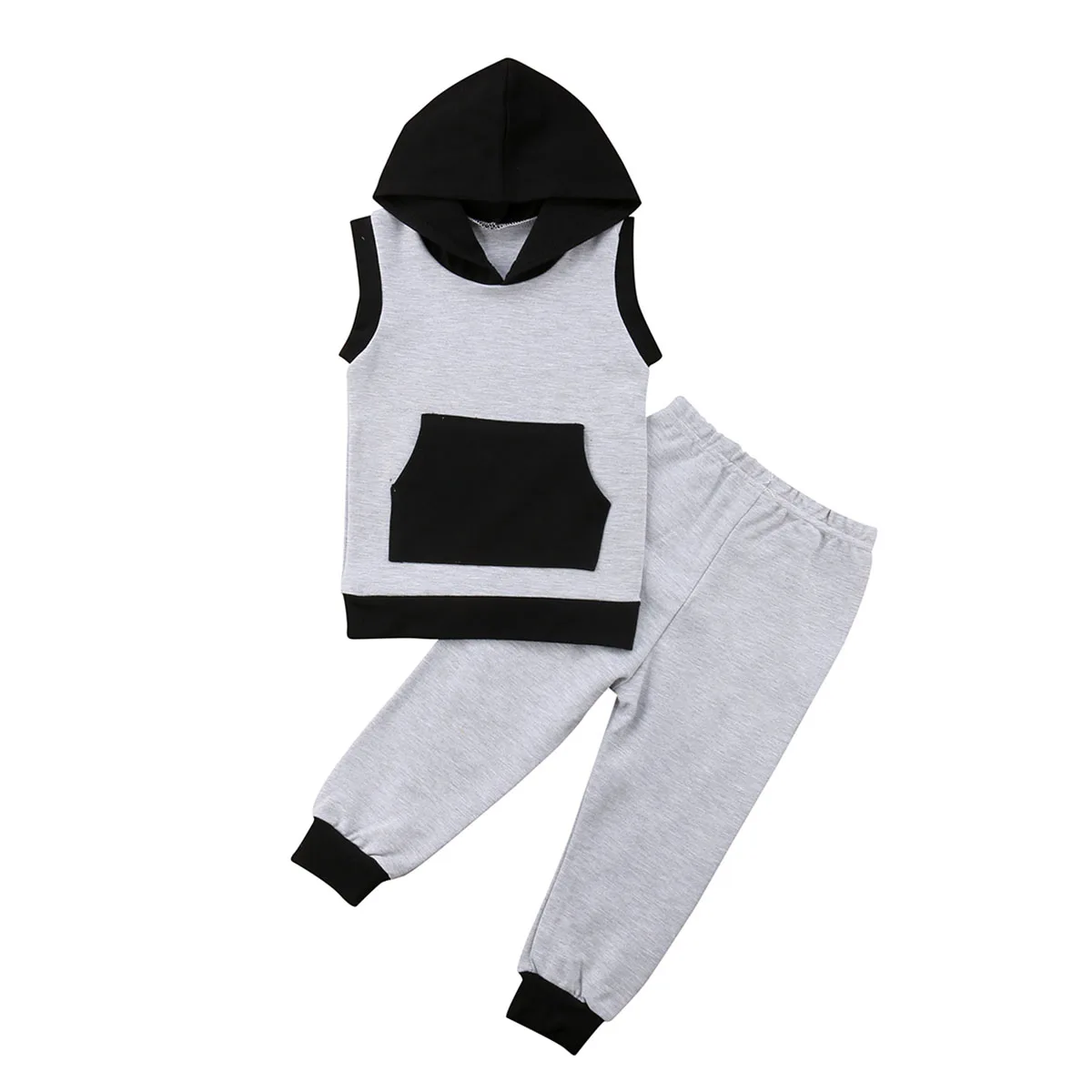 Newborn Infant Baby Boy Clothes Outfits Hooded Hoodie Tops Long Pants