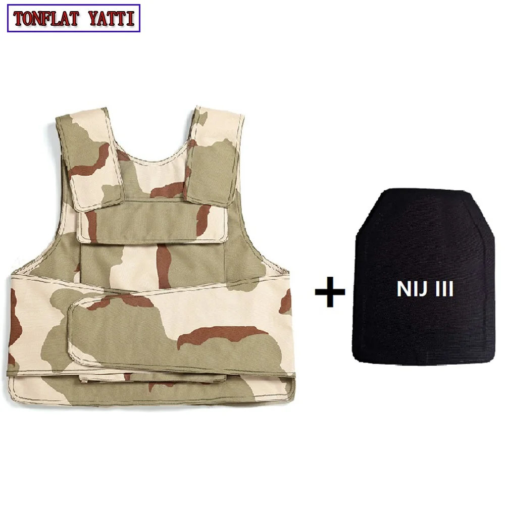 bulletproof vest Military Tactical Aramid Bullet Proof Vest AK 47
carrier bulletproof board police swat protection Vest