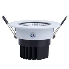 Затемнения светодио дный светильник лампа 5 Вт удара светодио дный пятно 220 В потолочные встраиваемые светильники круглый светодио дный Панель свет