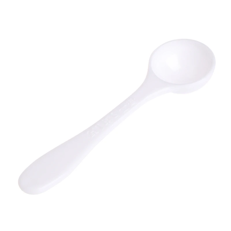 

1 Gram Granular Powder Fertilizer White Scoop Spoon Plastic Gardening Supplies