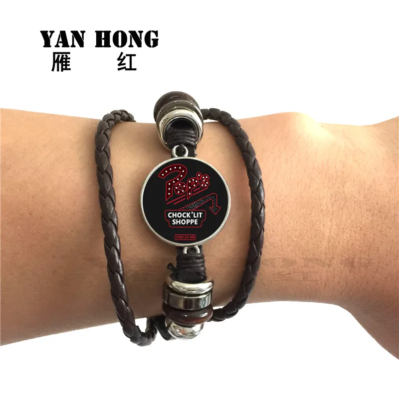 Модный 20 мм браслет со стеклянным кулоном в качестве модного подарка в честь всемирно известного Автомобильного Логотипа Аббаса, Италия