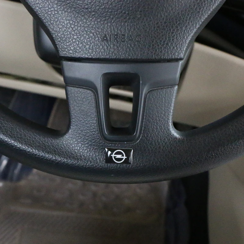 8 шт. автомобильный Стайлинг рулевое колесо 3D Маленькая наклейка с эмблемой для колеса наклейка подходит для OPEL Corsa Insignia Astra Antara Meriva автомобильные наклейки