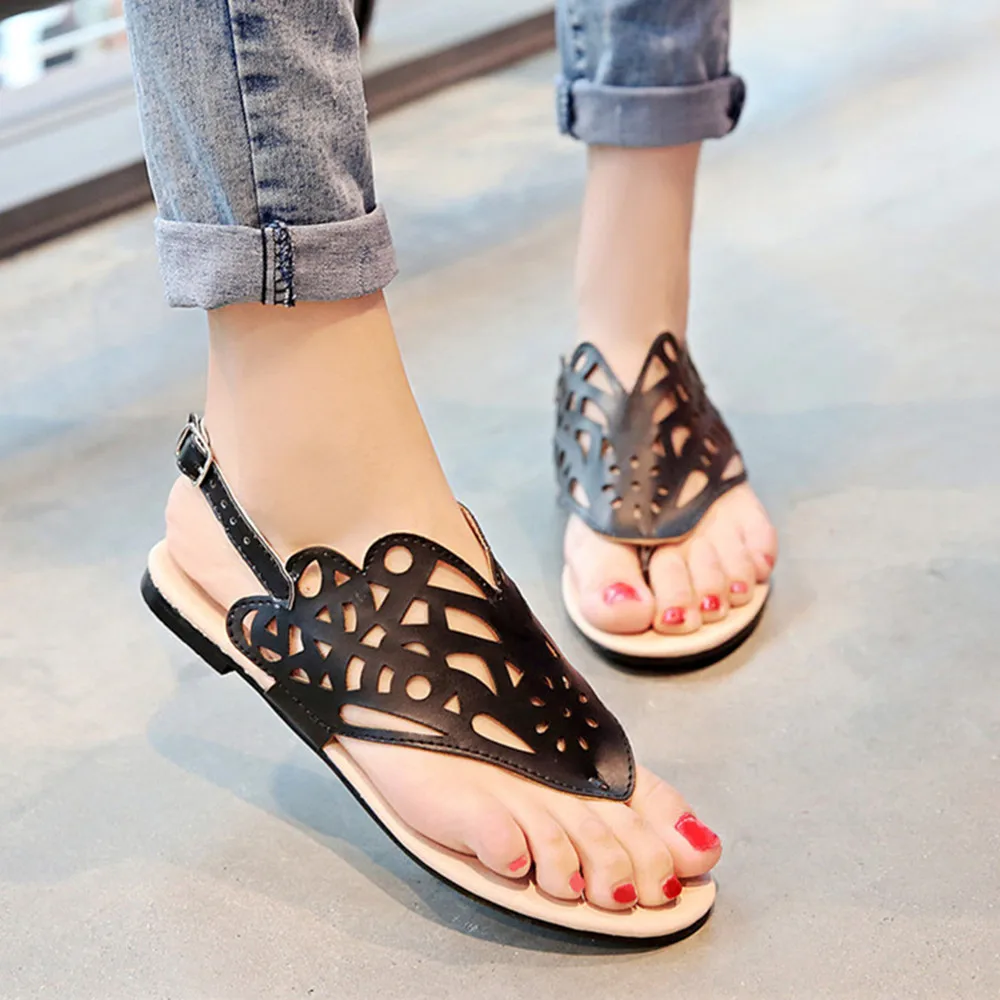 cheap ladies flat sandals