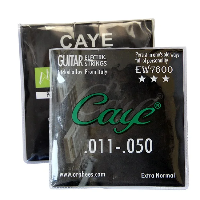 Набор струн для электрогитары Orphee Caye-EW серии(. 011-.050)(. 010-.046)/(. 009-.042)/(. 009-.046) на ваш выбор 6 шт./компл - Цвет: EW7600