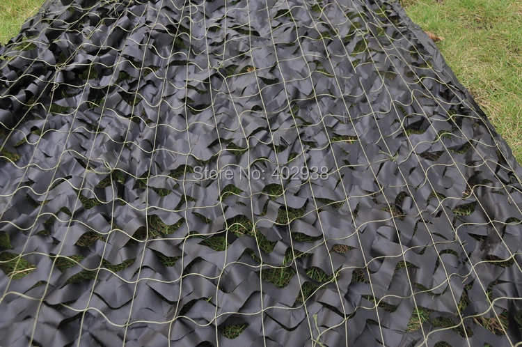 

Black 3X4m Hunting Camping Military Jungle Camouflage Net Birthday Party Decoration Camo Net Cloth