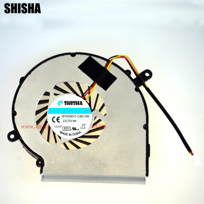 

Shisha New original fan for MSI GE72 GE62 PE60 PE70 GL62 GL72 GP62 2QE 6QG MS-1794 MS-1795 cooler radiator PAAD06015SL N317 N318