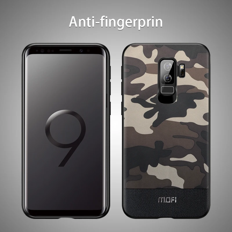 Оригинальный чехол MOFi S9 + для Samsung Plus задняя крышка камуфляжный узор ударопрочный
