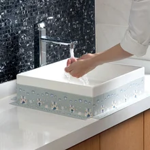 Vanzlife самоклеющаяся раковина столешницы водонепроницаемые наклейки домашние раковины впитывающие наклейки ванная комната раковина водонепроницаемые наклейки