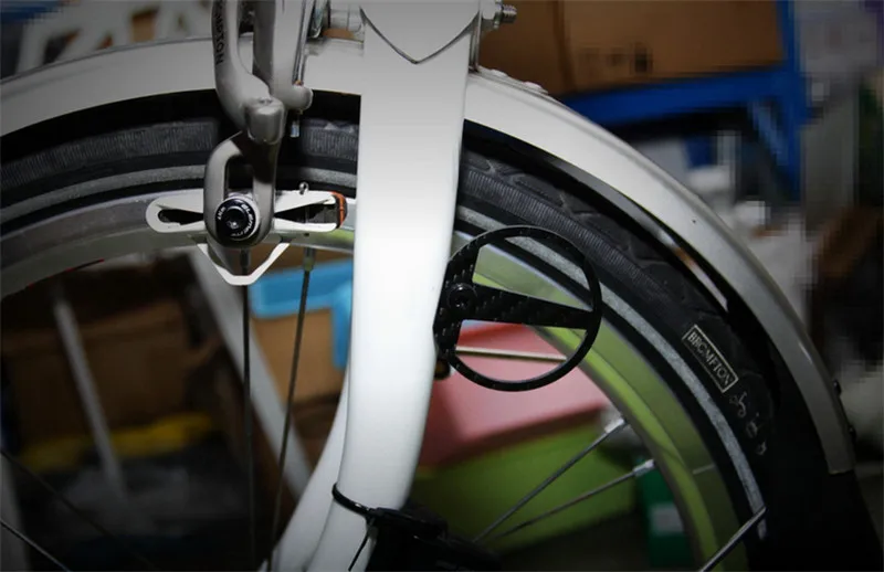 TWTOPSE легкий 3,3-4,2 г тормоз велосипед велик кабель переключения диск для Brompton Профессиональный углеродного волокна складной велосипед часть