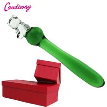 19cm Glass Anal Butt Plug Beads G-spot Crystal Reusable Dildo Sexy Adult Pussy Masturbation Products Sex Toys for Women Men Gay