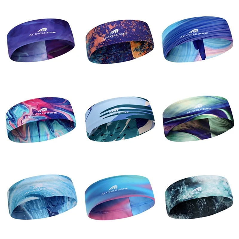 

Non Slip Design Starry Sky Sweatband Headband Hair Elastic Running Fitness Sports Yoga Soft Head Band Hair Gym For Men Women
