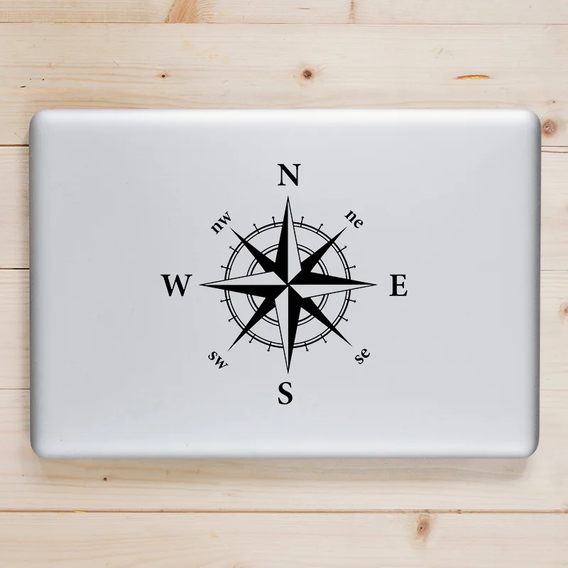 Vintage Compass Vinyl Laptop Sticker Decal for font b Apple b font font b Macbook b