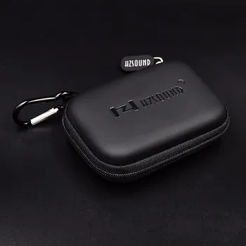 

HZ2017 High-quality Original HZSOUND In Ear Earphone Headphones Portable Storage Box Bag 10X7X3CM SMALL case for ie80 earphones
