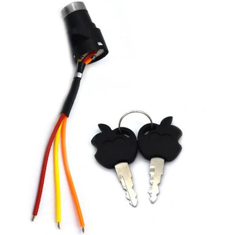 Top Universal Motorcycle Motorbike Electric Bicycle Ignition on/off Key Switch Power battery Lock For Electric Bike Electric Scooter 1