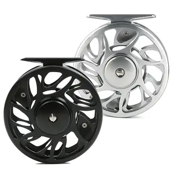 

Mounchain Right/Left Handed Aluminum Alloy Body and Spool Fly Fishing Reels with Large Arbor 2+1 BB