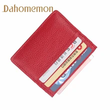 Воловья кожа унисекс 6 бит для карт удобный ID Карманный Бизнес-держатель для карт банк для хранения кредитных принадлежностей Чехол для карт держатель для карт