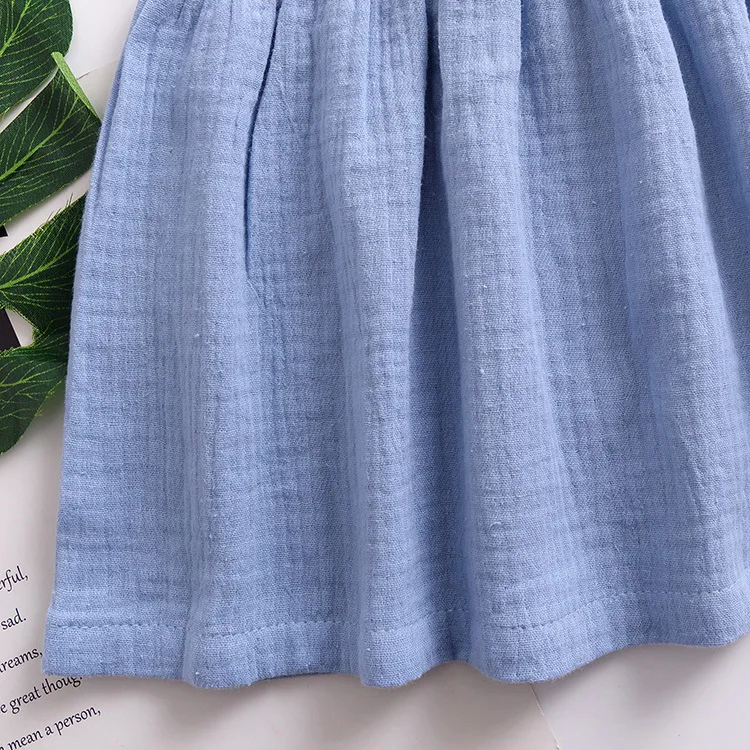 Mother nest Summer Girls Lace Vest Dress Cotton Princess Newborn Clothes Soft Children Party Dresses Kids Sleeveless Clothing  (1)