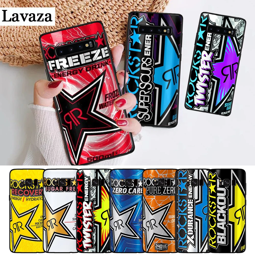 

Lavaza rockstar energy drink pure zero Silicone Case for Samsung S6 Edge S7 S8 Plus S9 S10 S10e Note 8 9 M10 M20 M30