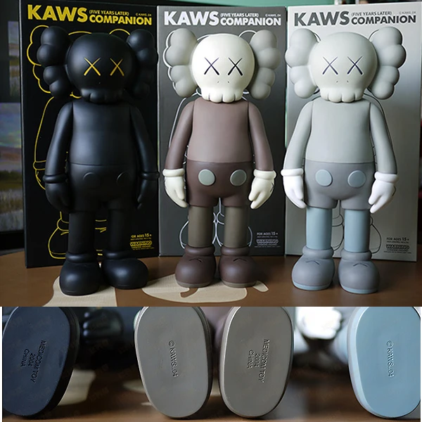 OriginalFake KAWS Companion 5YL Years Later Companion 16 inch in Sealed
