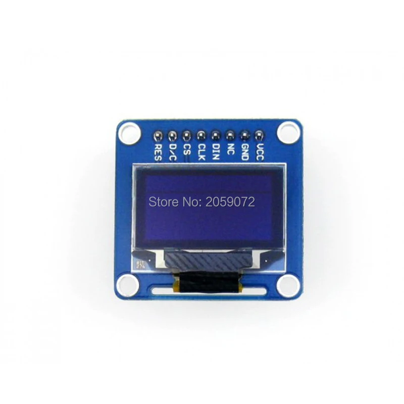 0 96 дюймовый oled (b) для STM32 SPI/I2C интерфейсы 1/4 желтый 3/4 синий вертикальный