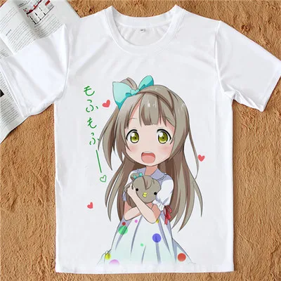 

New lovelive T-shirt Anime Love live Kotori Minami Nico Yazawa Cosplay T Shirt Short Sleeve O-Neck Tees