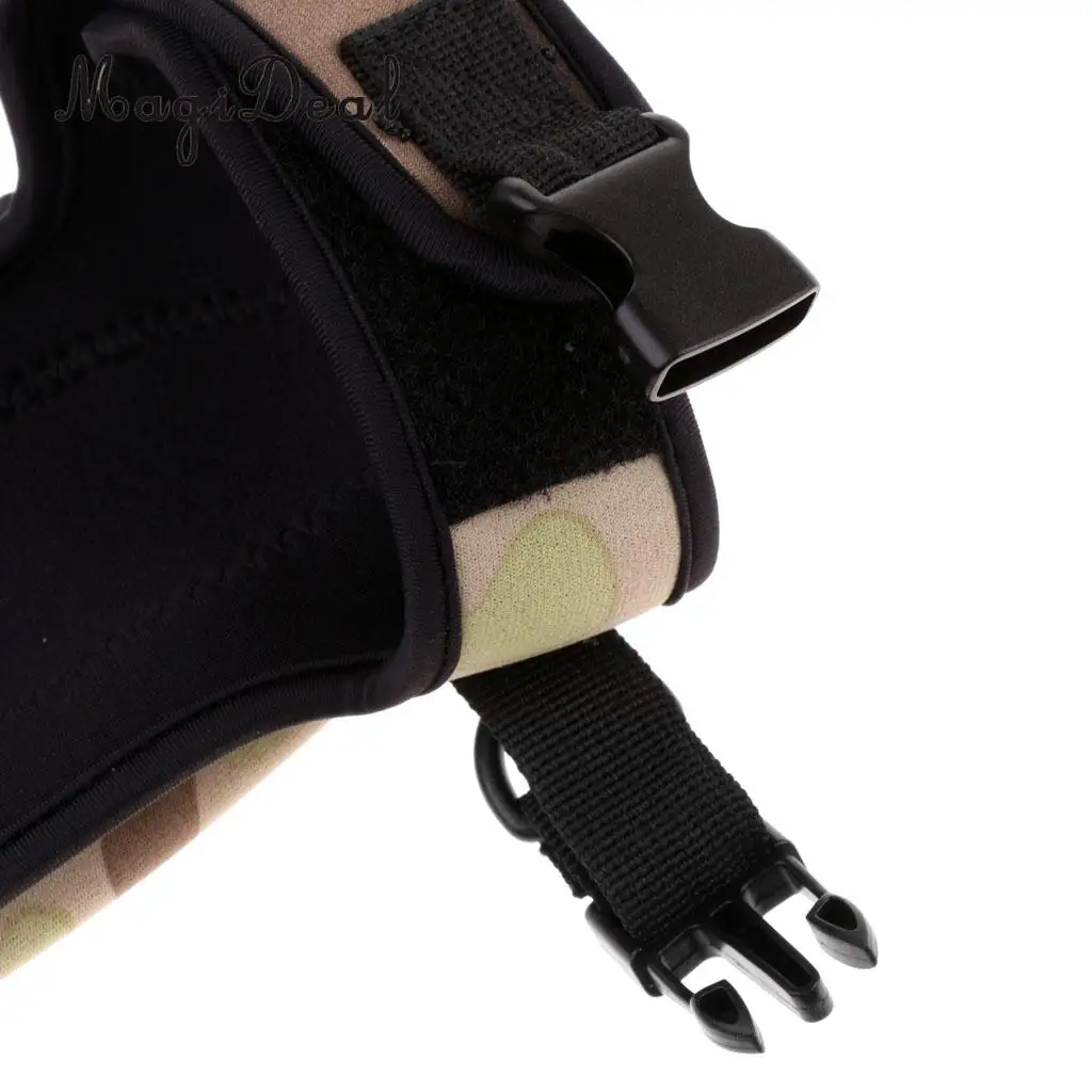 MagiDeal Adjustable Camo Neoprene Sheath Scuba Tech Dive Diving Gear Equipment