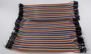 

Dupont line 120 pcs/lot 20cm male to male + male to female and female to female jumper wire Dupont cable for arduino
