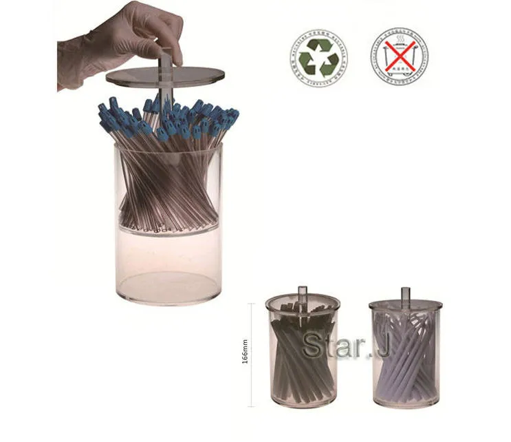 

Dental Acrylic Organizer Holder Case for Aspirator Suction Tips Nozzles