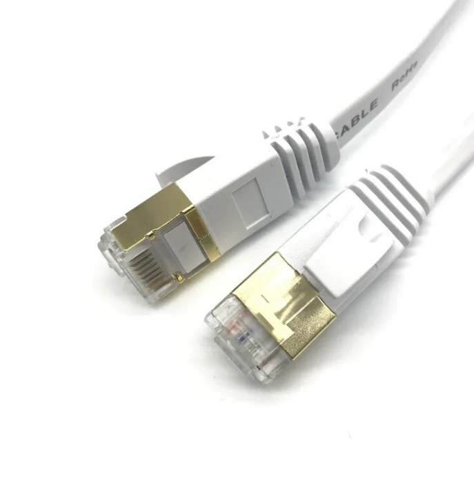 

Seven types of 10G high-speed flat cable with aluminum foil gold plated over-test jumper aa27