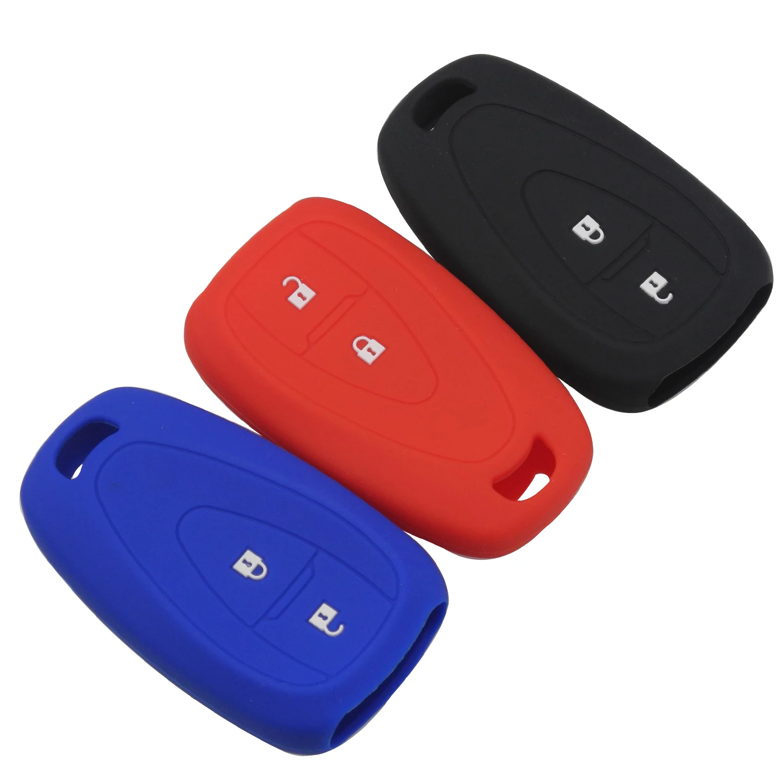 Keyforkess 30pcs custodia protettiva in Silicone per telecomando intelligente per Chevrolet Cruze Trax Malibu XL Spark Verano Volt Limited 2016 2017 -