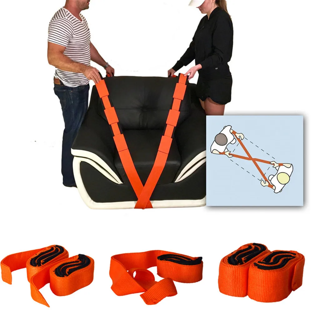 2pcs/pair Forearm Forklift Lifting Moving Strap Transport Belt Wrist