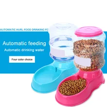 3.5L пластиковые поилки для домашних животных, кошки, собаки, автоматическая кормушка для питья животных, контейнер для еды, миска для воды для домашних животных, собаки, автоматические поилки