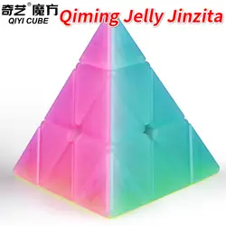 Новый Qiyi желе 3x3x3 треугольник куб Qiming MagicCube MoFangGe MFG 3x3 Скорость Куб игрушки для детей