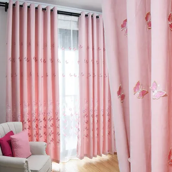 

American Pastoral Large Flower Printing Curtain High-grade Yellow shading Cloth Special Offer Wholesale Procurement