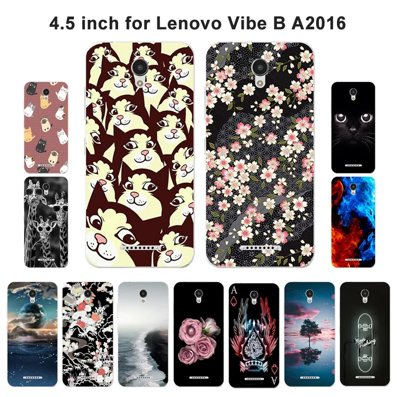 Soft Phone Case For Lenovo Vibe A2016A40 A Plus A1010 A20 A1010a20 Back