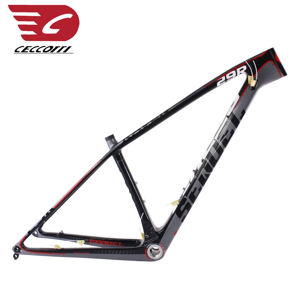 Discount 2019 T1000 carbon mtb frame 29er carbon bike frame carbon mountain bike carbon frame SEQUEL  brand 0