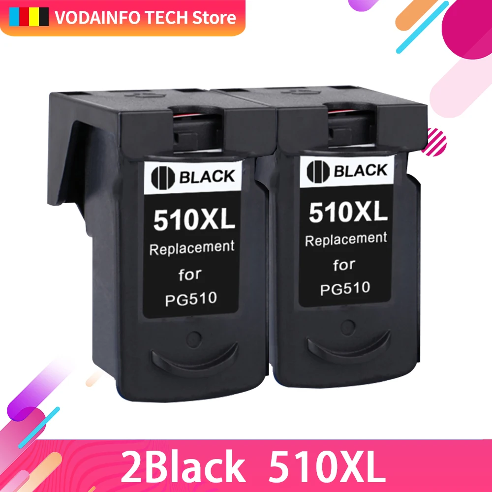2 шт. совместимый картридж Замена для Canon PG 510 CL 511 PG510 CL511 Pixma MP240 250 MP260|Чернильные