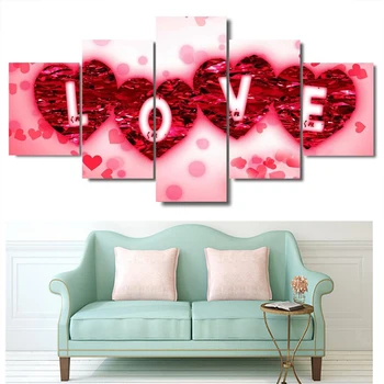 

5 picture combined Sweet love 5D full gear diamond embroidery kit pattern diamond painting mosaic picture of rhinestones DK043