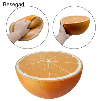 

Besegad Soft Squishies Cute Kawaii Large Lemon Slow Rising Toy for Children Adults Relieves Stress Anxiety Home Decoration