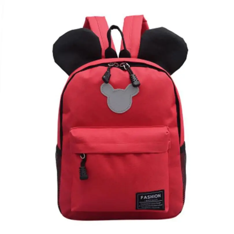 Школьный рюкзак для детского сада с рисунком Микки Мауса Детский милая сумка на