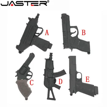 

JASTER USB 2.0 Cool ak47 submachine gun revolver weapon model flash drive usb pistol pen drive 4GB 16gb 32gb 64gb memory stick