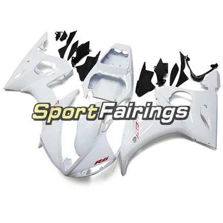 Обтекатели для YAMAHA YZF600 R6 03 04 2003-2004 пластик ABS впрыска мотоцикла обтекатель с комплектом кузова Cowling белый Carenes