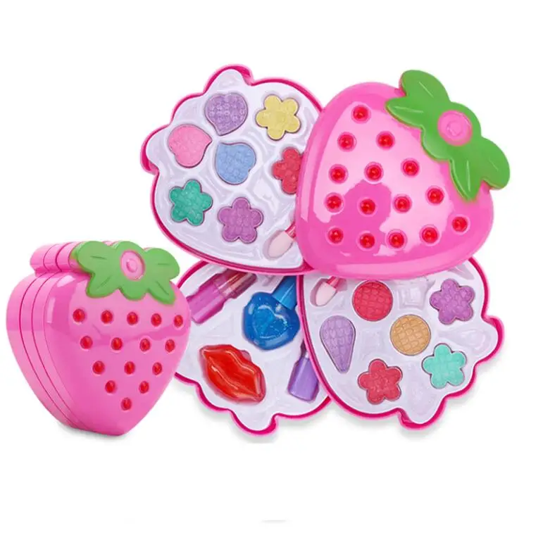 Children Makeup Eyeshadow Lipstick Toys Set Girls Dolls Princess