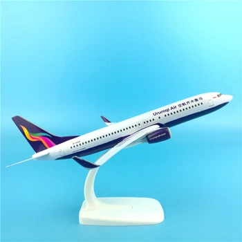 

20cm Urumqi Aviation Boeing 737 alloy aircraft model China Urumqi Airlines B737 Airplane Airbus Model Diecast Toys For Children