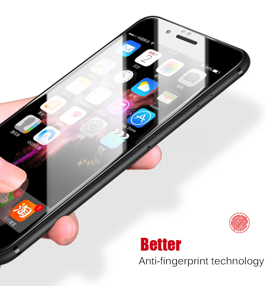 MOUSEMI For iPhone 7 6 Glass 3D Full Coverage Soft Edge Side Protective Glass For iPhone 6s 8 7 Plus X Tempered Glass on Screen (7)