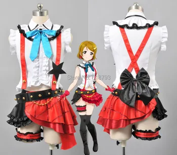 

love live school idol project cosplay costumes Koizumi Hanayo Cartoon Customized uniform Set for women