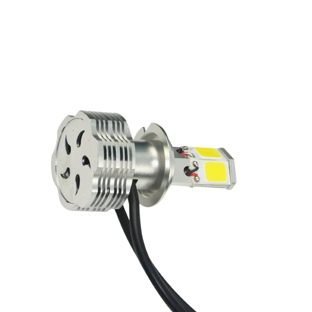 PX26D H7 автомобиля 110W 12000Lm 6000K белый светодиодный головной светильник лампы 4